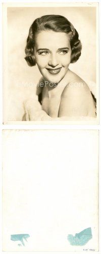 2a554 RUBY KEELER 8x10 still '30s smiling head & shoulders portrait showing lots of skin!
