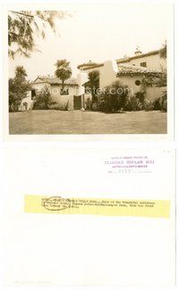 2a619 WALLACE BEERY deluxe 8x10 still '20s great image of his estate by Clarence Sinclair Bull!
