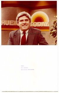2a520 PHIL DONAHUE TV color 8x10 still '70s young portraits when he hosted NBC's Today Show!
