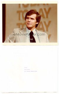 2a610 TOM BROKAW TV color8x10 still '80s head & shoulders portraits when he hosted NBC's Today Show!