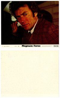 2a392 MAGNUM FORCE 8x10 mini LC #7 '73 super close up of Clint Eastwood as Dirty Harry!