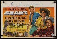 2b509 GIANT Belgian '56 James Dean, Elizabeth Taylor, Rock Hudson, directed by George Stevens!