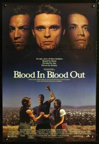 2b136 BOUND BY HONOR DS 1sh '93 Jesse Borrego, Benjamin Bratt, Blood in Blood Out!