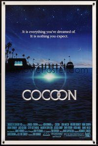 2b018 COCOON 1sh '85 Ron Howard classic, Don Ameche, Wilford Brimley, Tahnee Welch