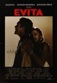 2b153 EVITA 1sh '96 Madonna as Eva Peron, Antonio Banderas, Alan Parker, Oliver Stone