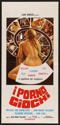 2b298 EROTIC DIARY OF A LUMBERJACK Italian locandina '78 wild sexy art & images!