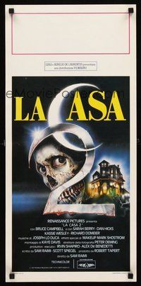 2b300 EVIL DEAD 2 Italian locandina '87 Sam Raimi, Bruce Campbell, cool Sciotti horror art!