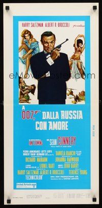 2b314 FROM RUSSIA WITH LOVE Italian locandina R70s Sean Connery is Ian Fleming's James Bond 007!