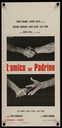 2b326 HAND OF THE GODFATHER Italian locandina '72 Frank Agrama's L'Amica del Padrion, cool image!