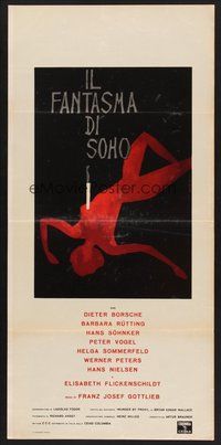2b377 PHANTOM OF SOHO Italian locandina '65 German horror, written by Edgar Wallace's son!