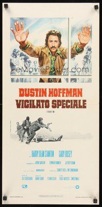 2b404 STRAIGHT TIME Italian locandina '78 Dustin Hoffman, Theresa Russell, art by Mario Piovano!