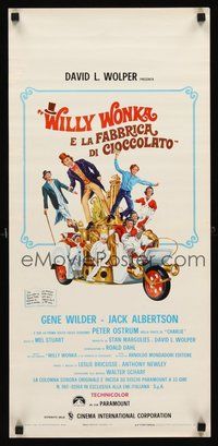 2b428 WILLY WONKA & THE CHOCOLATE FACTORY Italian locandina '71 Gene Wilder classic!