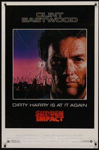 2b089 SUDDEN IMPACT 1sh '83 Clint Eastwood is at it again as Dirty Harry, great image!