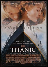 2b235 TITANIC style A int'l 1sh '97 Leonardo DiCaprio, Kate Winslet, directed by James Cameron!