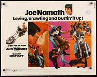 2c068 C.C. & COMPANY 1/2sh '70 Joe Namath , Ann-Margret & William Smith, biker gang action!