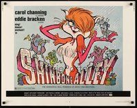 2c362 SHINBONE ALLEY 1/2sh '71 great cartoon art of sexy feline version of Carol Channing!