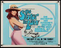 2c372 SISTER IN LAW 1/2sh '74 early Joseph Ruben, sexy immoral Anna Saxon kept it in the family!