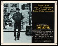 2c421 TAXI DRIVER 1/2sh '76 classic c/u of Robert De Niro walking, Martin Scorsese!