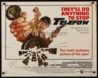 2c424 TELEFON 1/2sh '77 sexy Lee Remick, they'll do anything to stop Charles Bronson!