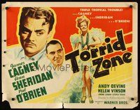 2c449 TORRID ZONE 1/2sh '40 James Cagney, sexiest dancer Ann Sheridan, Pat O'Brien!