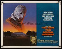 2c452 TOWN THAT DREADED SUNDOWN 1/2sh '77 Ben Johnson, creepy art of true Texarkana serial killer!