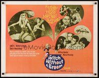 2c520 WITCH WITHOUT A BROOM 1/2sh '67 a very hexy motion picture, Maria Perschy!