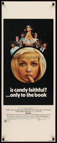 2d097 CANDY insert '68 Marlon Brando, Ringo Starr, Walter Matthau & pretty Ewa Aulin!