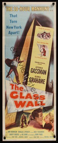 2d171 GLASS WALL insert '53 sexy Gloria Grahame & Vittorio Gassman in the sin-spots of New York!