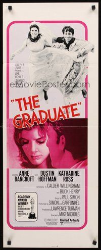 2d178 GRADUATE insert R70s images of Dustin Hoffman & pretty Katharine Ross!