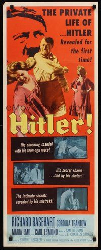 2d193 HITLER insert '62 Richard Basehart in title role as Adolf, revealed for the first time!