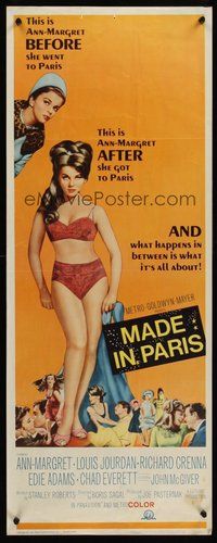 2d264 MADE IN PARIS insert '66 super sexy full-length Ann-Margret before and after she got there!