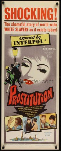 2d396 PROSTITUTION insert '65 shameful story of worldwide white slavery as it exists today!