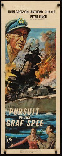 2d404 PURSUIT OF THE GRAF SPEE insert '57 Powell & Pressburger's Battle of the River Plate!