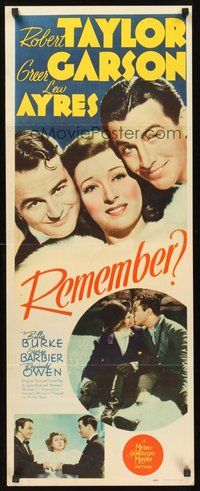 2d423 REMEMBER insert '39 Greer Garson gives Robert Taylor amnesia so they can start again!