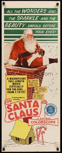 2d469 SANTA CLAUS insert '60 wonderful surreal Christmas images, enchanting world of make-believe!
