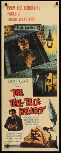 2d613 TELL-TALE HEART insert '61 from the terrifying pages of Edgar Allan Poe!
