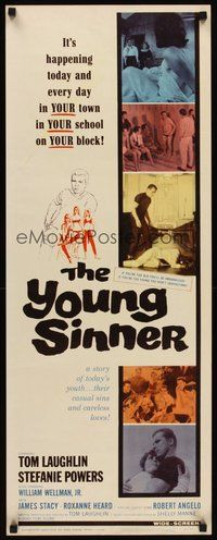 2d793 YOUNG SINNER insert '65 Tom Laughlin pre-Billy Jack, casual sins and careless loves!