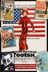 2e065 LOT OF 18 UNFOLDED AND FORMERLY FOLDED ONE-SHEETS AND 1 30x40 '54-98 Tootsie, Last Angry Man