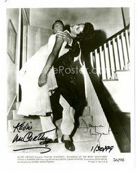 2e261 INVASION OF THE BODY SNATCHERS signed 8x10 REPRO still '99 by BOTH McCarthy AND Wynter!