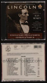 2e308 LINCOLN soundtrack CD '92 original score from the TV documentary by Alan Menken!