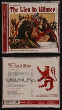 2e309 LION IN WINTER soundtrack CD '01 new digital recording of the original score by John Barry!