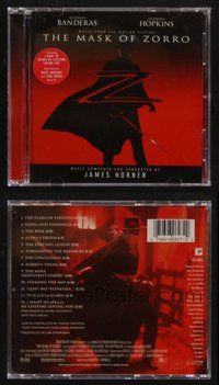 2e313 MASK OF ZORRO soundtrack CD '98 original motion picture score by James Horner!