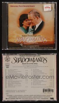 2e328 SHADOWLANDS soundtrack CD '94 original motion picture score by George Fenton!