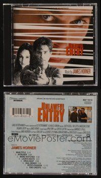 2e335 UNLAWFUL ENTRY soundtrack CD '92 original motion picture score by James Horner!