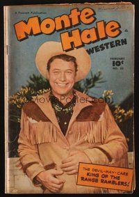 2e018 LOT OF 8 MONTE HALE WESTERN COMICS '49-51 the Devil-May-Care King of the Range Ramblers!