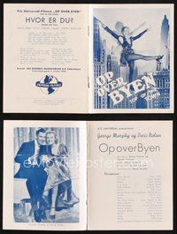 2e368 TOP OF THE TOWN Danish program '37 George Murphy, great different images in New York!