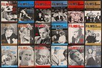 2e051 LOT OF 50 FILMS IN REVIEW MAGAZINES '81-85 stories about then-top stars & some classic ones!