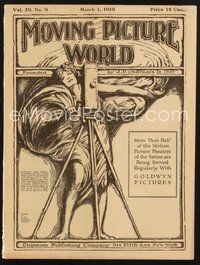 2e090 MOVING PICTURE WORLD exhibitor magazine March 1, 1919 Harold Lloyd, Theda Bara, Mutt & Jeff!