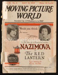 2e091 MOVING PICTURE WORLD exhibitor magazine May 10, 1919 DeMille, Arbuckle, Hayakawa, Nazimova