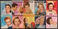 2e033 LOT OF 10 PHOTOPLAY MAGAZINES '53 Janet Leigh, Debbie Reynolds, Liz Taylor, Doris Day+more!